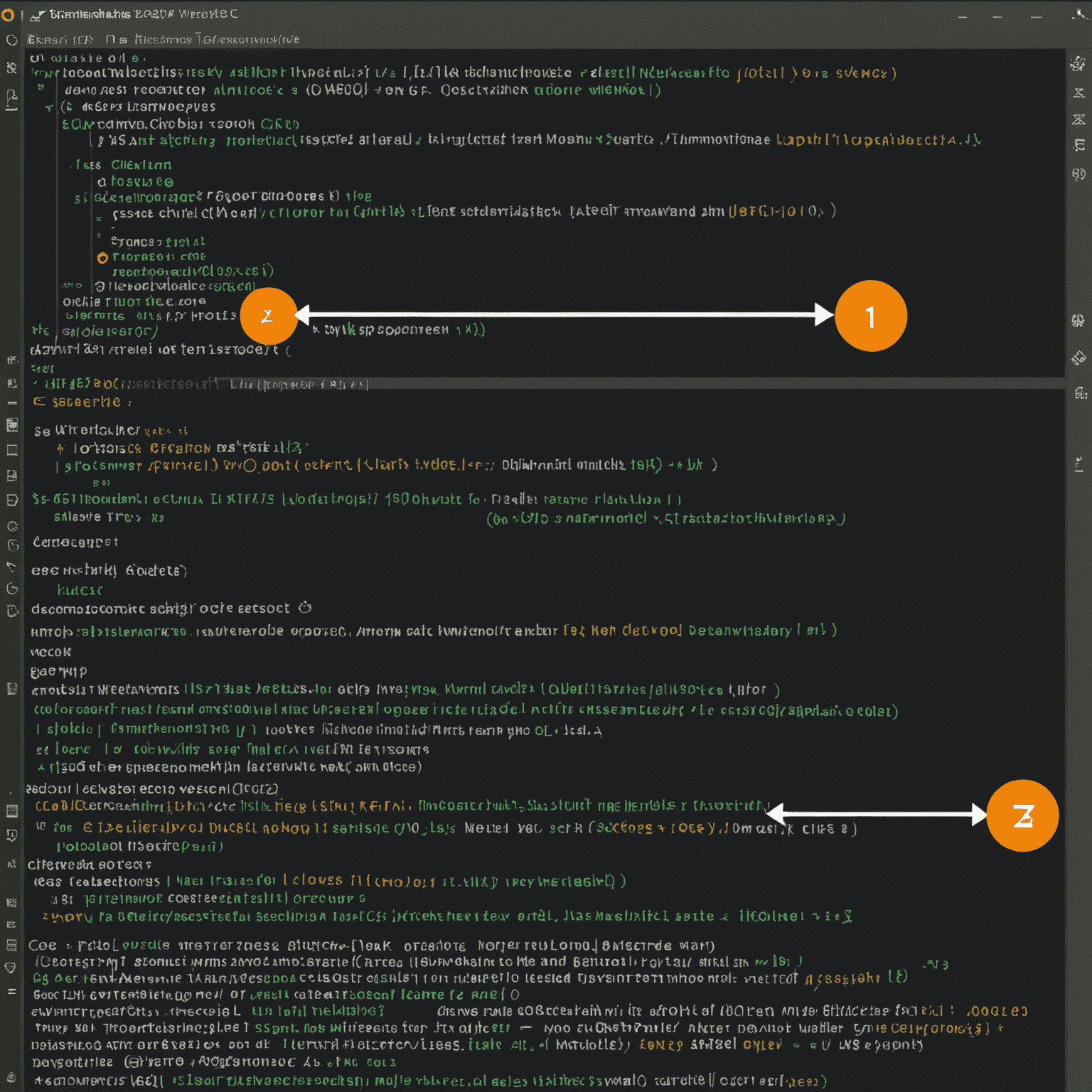 Imagen dividida que muestra código CSS en un lado y JavaScript en el otro, con flechas animadas señalando las diferencias clave entre ambos para animaciones